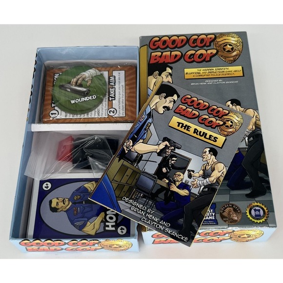 Good Cop Bad Cop Card Game by Overworld Games - 1st Ed - NEW - Picture 3 of 3